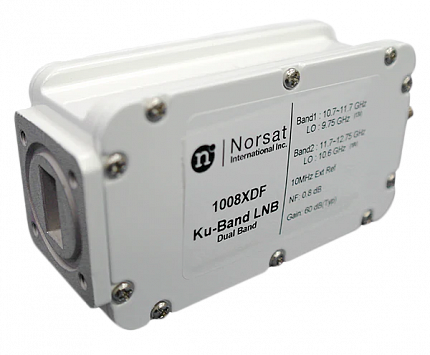 LNB Norsat 1008XDF Dual-Band Ku-Band Ext REF