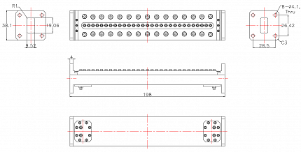 BPF-11600-1800 Ku-band BPF