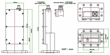 LNB Actox ALF3448(X)/N Full C-Band (3.4 - 4.8 GHz) PLL