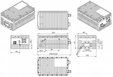 BUC Actox ABE25X/ ABE25XF 25W Fanless X-Band