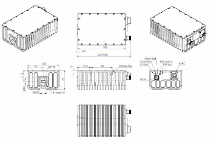 BUC Actox ABEN20KX 20W Fan-less Ext. Ku-Band