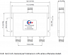 Делитель UIY3PD12071A 698 - 2700MHz 3 Way Power Divider/ Splitter