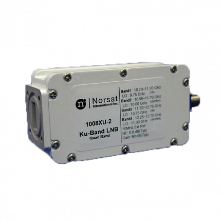 LNB Norsat 1008XU Quad Band Ku-Band EXT REF