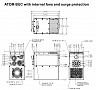 BUC Norsat ATOMBKUG080E1 ATOM 80W Ku-Band GaN