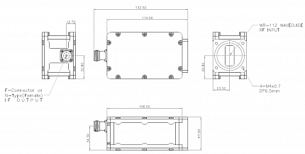 LNB R8007XN X-band EXT