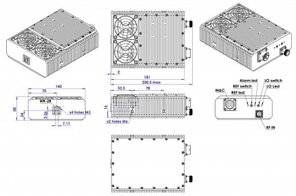 BUC Actox ABE6UKA 6W Universal Ka-Band (27.5-31GHz)